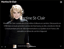 Tablet Screenshot of martinestclair.com